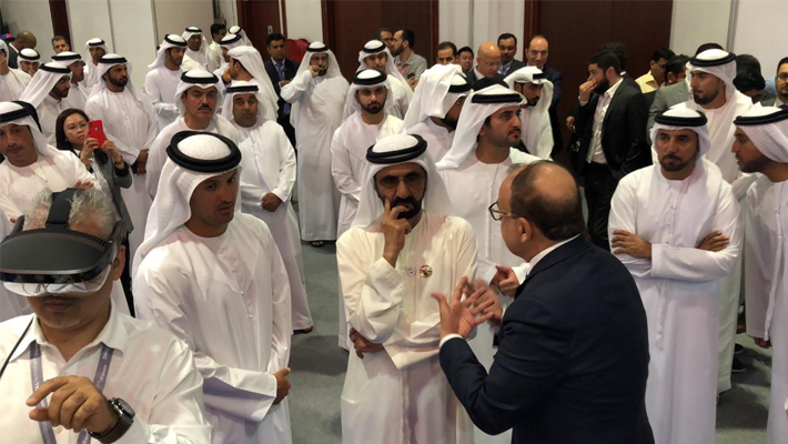 HH Sheikh Mohammed visits Dell Technologies stand