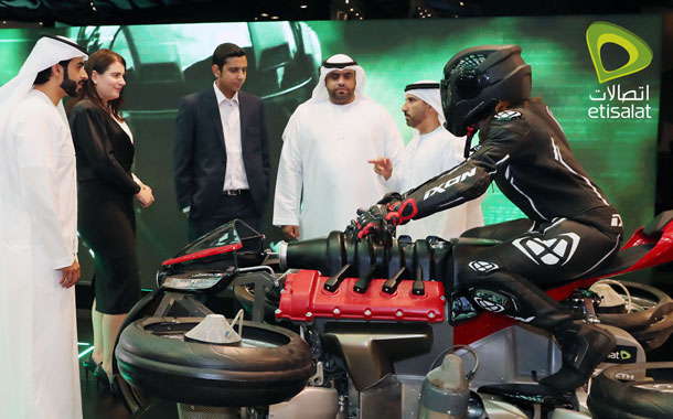 Etisalat Enthralls visitors with autonomous Robo-Vehicle and flying motorcycle